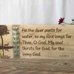 As the deer pants for water