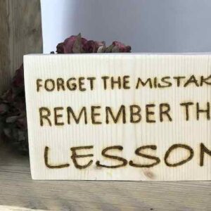 forget the mistake