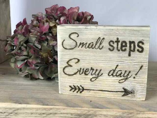 small steps every day