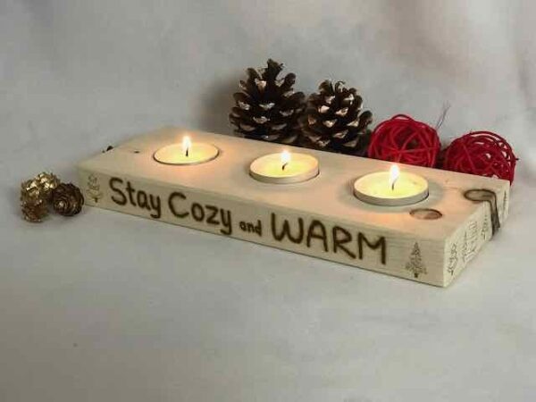 warm and cozy candle